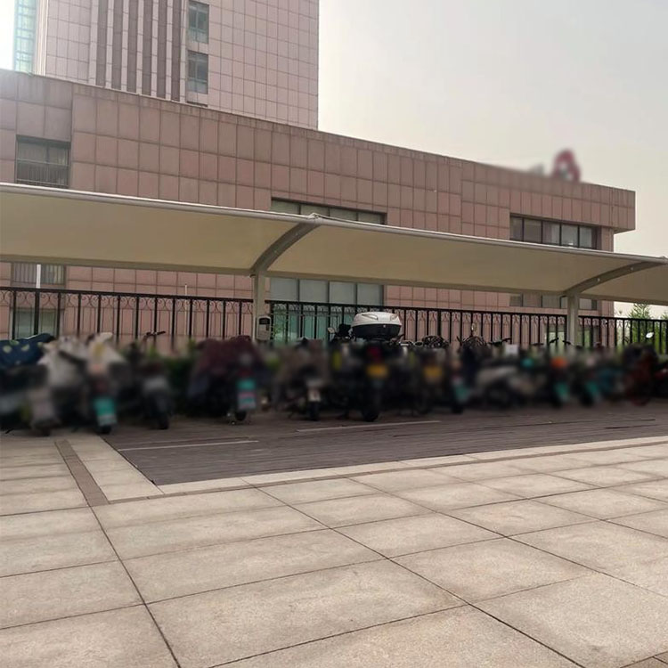 巴彦县膜结构电动车棚